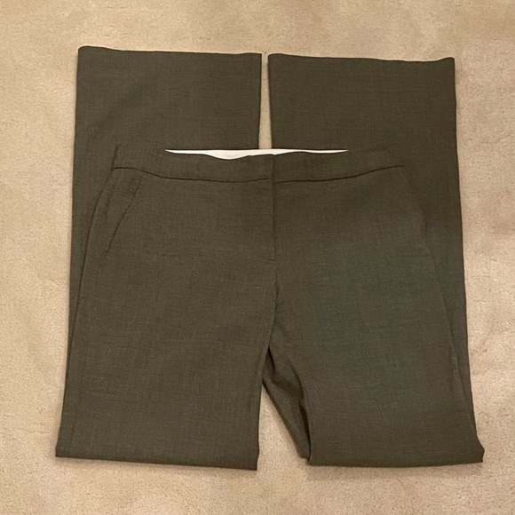 NWT BCBGMAXAZRIA Slim Flare Wool Blend Dress Pants - Picture 6 of 16